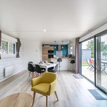 Chalet Climatise Pour 6- Piscine Commune Chauffee