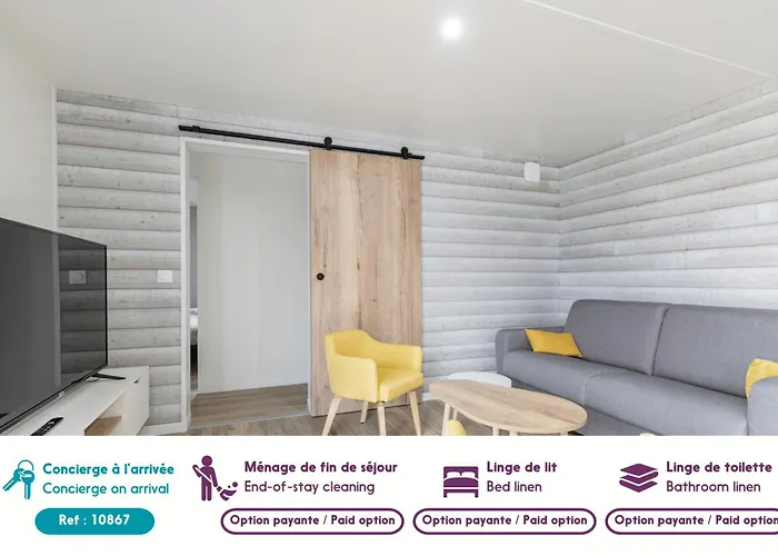 Chalet Climatisé Pour 6- Piscine Commune Chauffée Brétignolles-sur-Mer